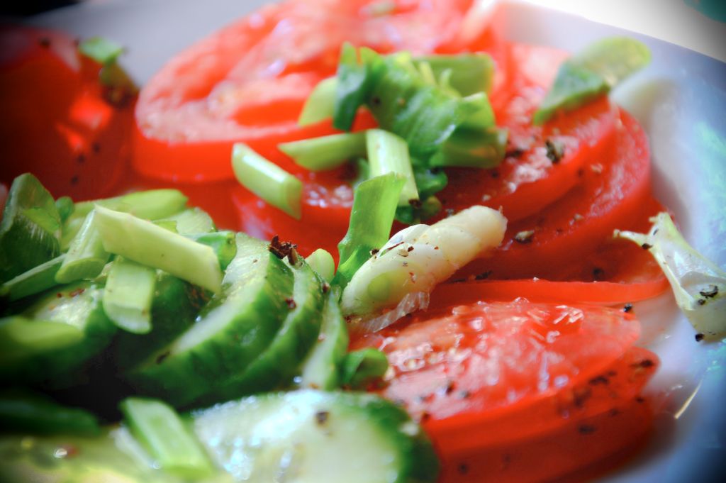Овощной салат простой рецепт