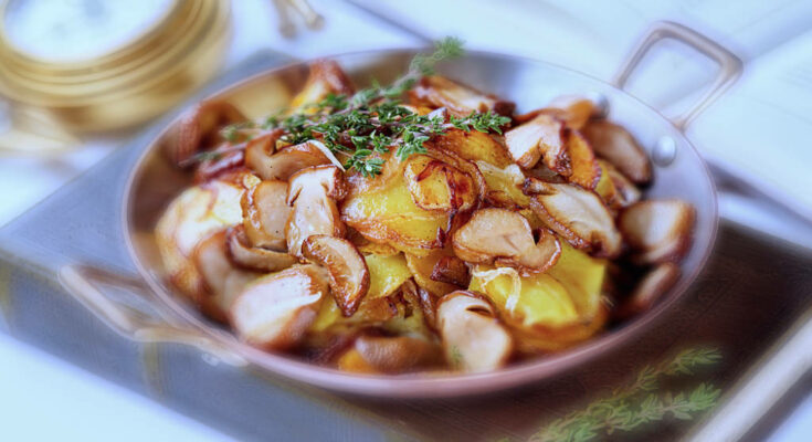 Картошка с грибами 2 простых рецепта